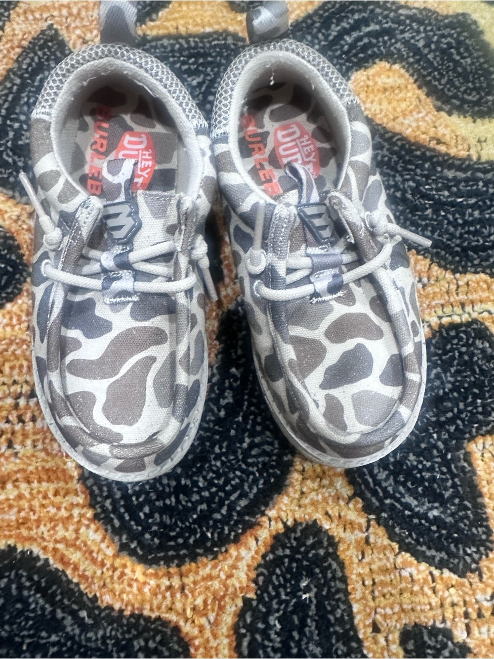 Hey Dude Kids Slip-On Sneakers in Burlebo Camo